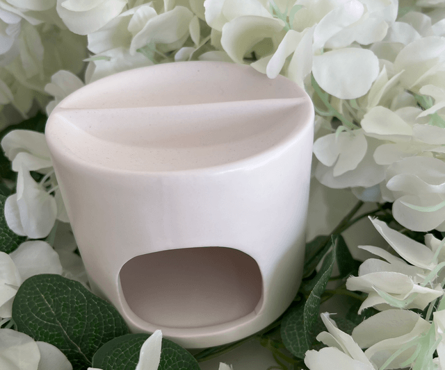 White Duo Wax Burner